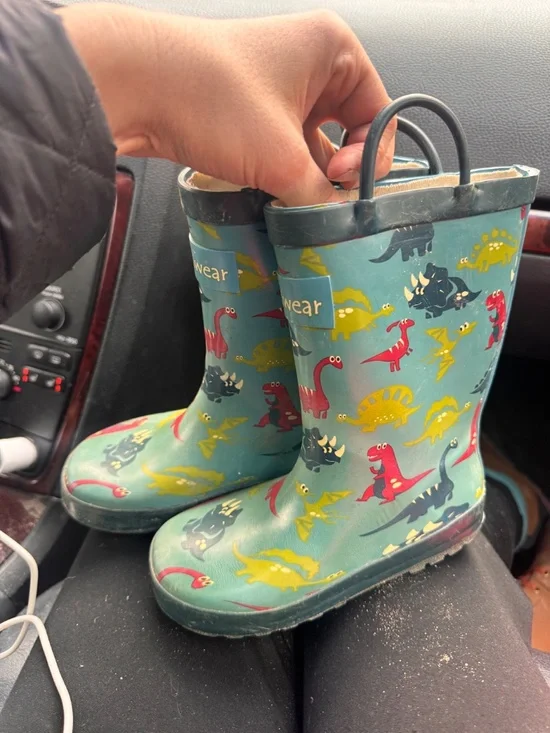 Oakiwear Rain Boots Toddler Size 11 Waterproof Kids Outdoor Mud Boots - Picture 5 of 6